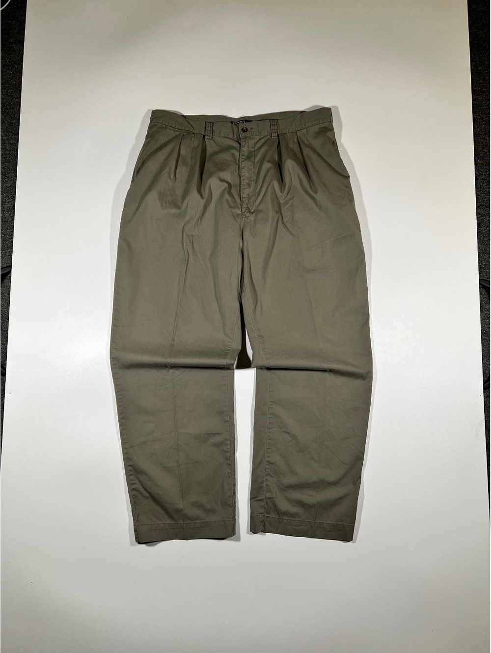 Polo by Ralph Lauren Men's Olive Khaki Pants Classic Casual Trouser